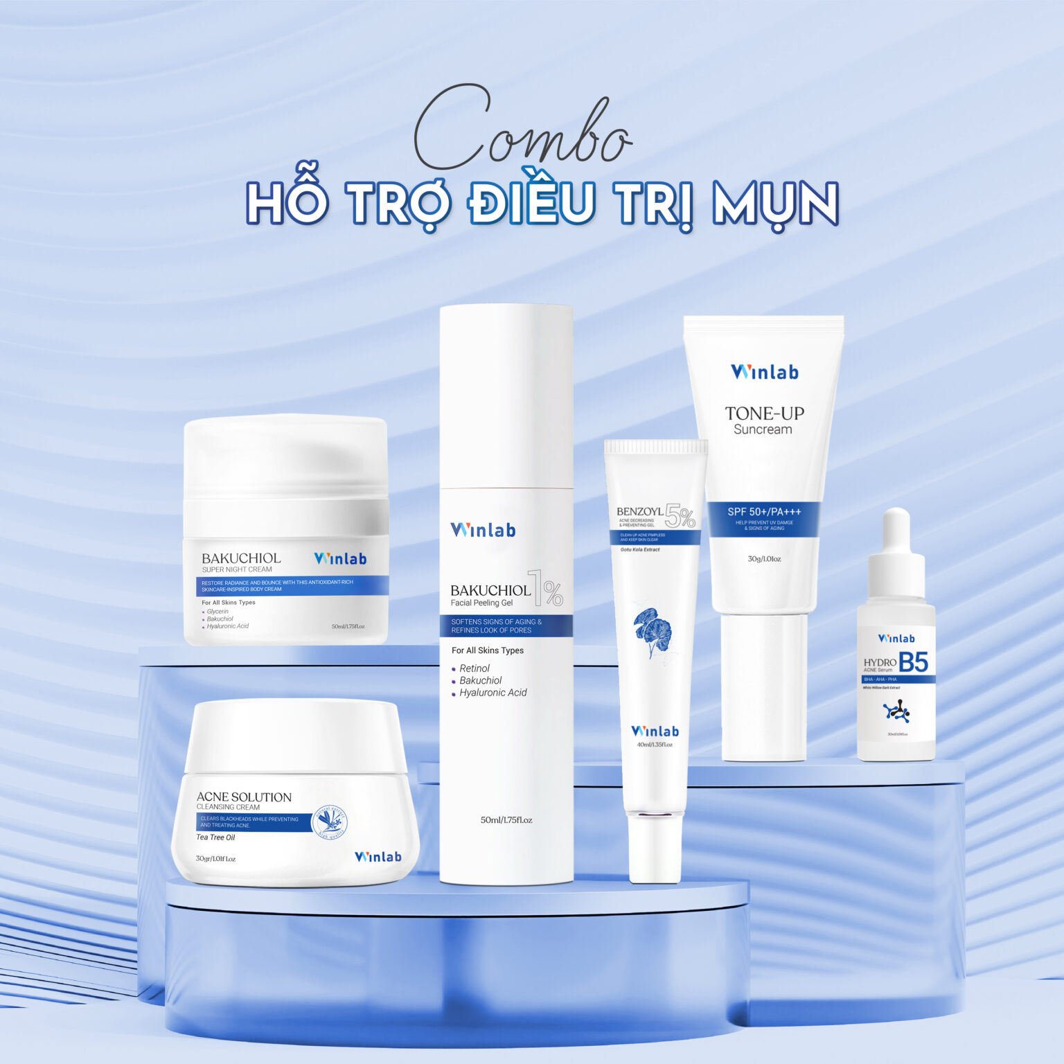 Sản phẩm chăm sóc da mặt | Gia công mỹ phẩm Winlab